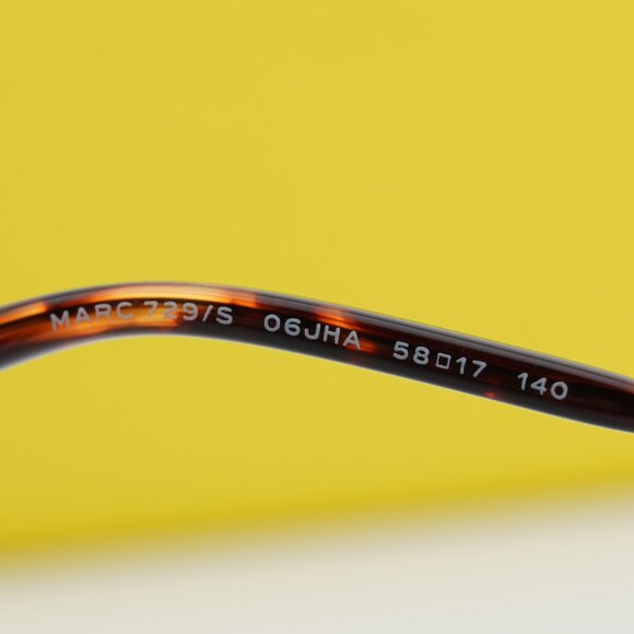 Marc Jacobs MARC 729/S 006J HA Square Sunglasses - Gold  display picture 3